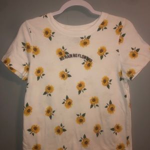 Rue 21 no rain no flowers t-shirt